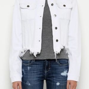 hidden white denim jacket